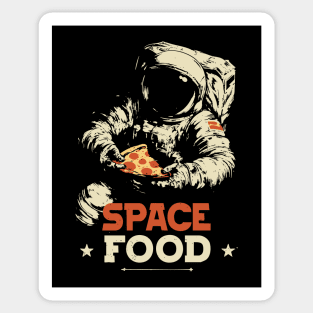 Space Food - Quirky Astronaut Design - Funny Tee Sticker
